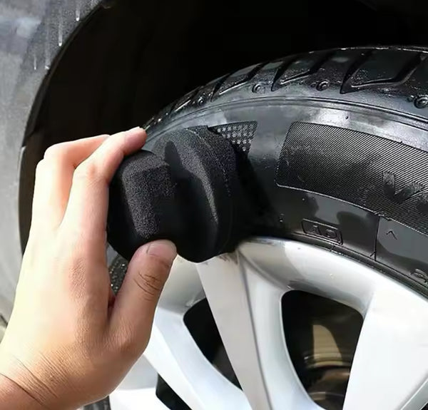 (Coming Soon) Hexagonal grip applicator hand tire wax sponge High Density Foam Sponge For Auto Waxing Accessories